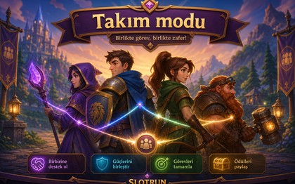 Slotrun kooperatif takım görevi oyun ekranı