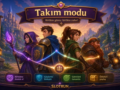 Slotrun kooperatif takım görevi oyun görüntüsü